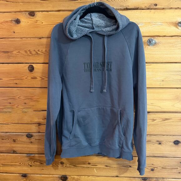 Taylor Swift THE ERAS TOUR Washed Blue Hoodie Size XS - Picture 2 of 8